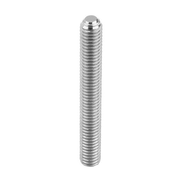 Kipp Ballend thrust screws without head stainless with flattened ball
